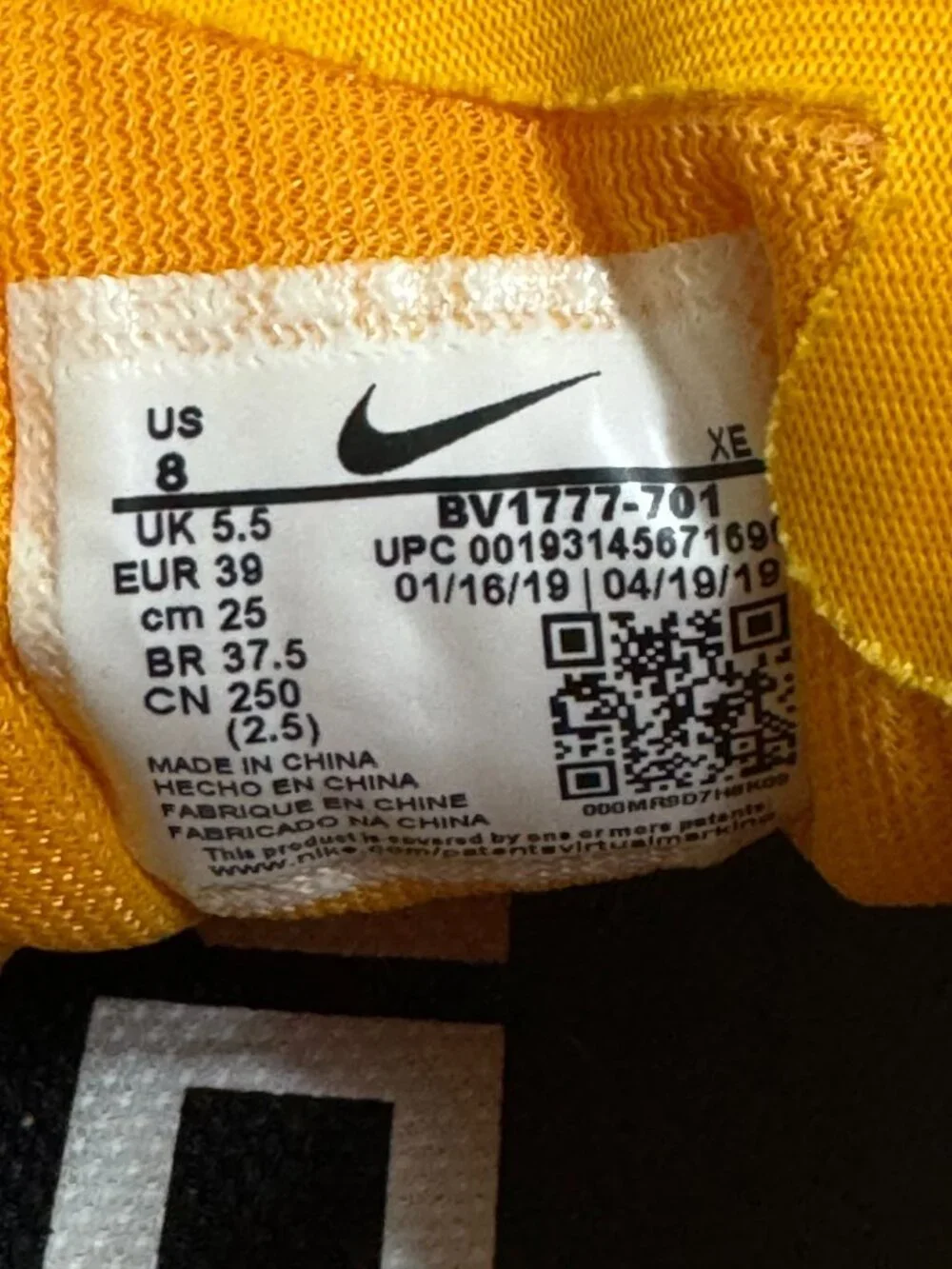 Nike Zoom Pegasus 36 Women's Running Shoes-Size 8-Yellow Gold BV1777-701